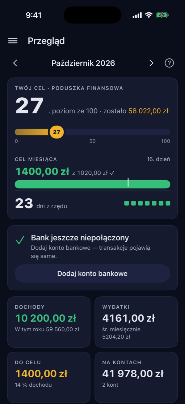 Przegląd w telefonie